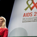 25 July: Crown Princess Mette-Marit is the key speaker when the Red Ribbon Award is presented at the Aids Conference in Washington D.C. (Photo: AFP, Brendan Smialowski).